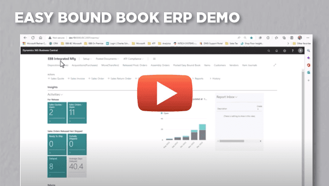 Easy Bound Book ERP Demo